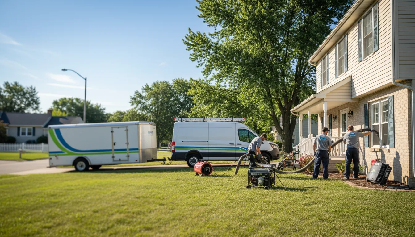 Flooded Basement Restoration And Cleanup With Repair in Cumberland, OH near me